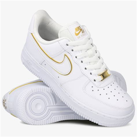 nike air force 1 '07 essential weiß gold|nike air force shoes 1 07.